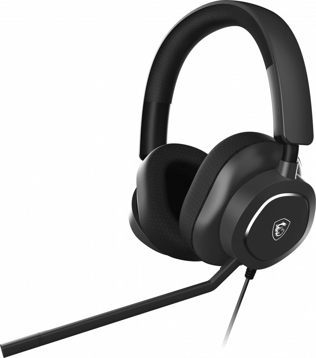 Kufje MSI Maestro 300 me mikrofon, për gaming dhe muzikë, USB-C, të zeza