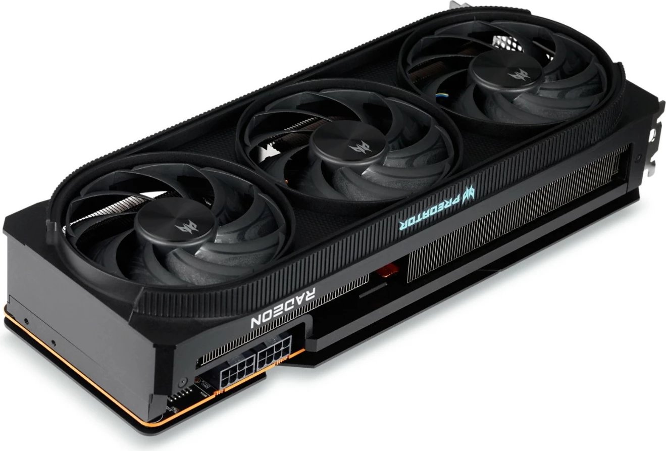 Kartelë grafike Acer RX 7800 XT OC, Radeon RX 7800 XT, 16 GB, GDDR6, 3 ventilatorë, e zezë
