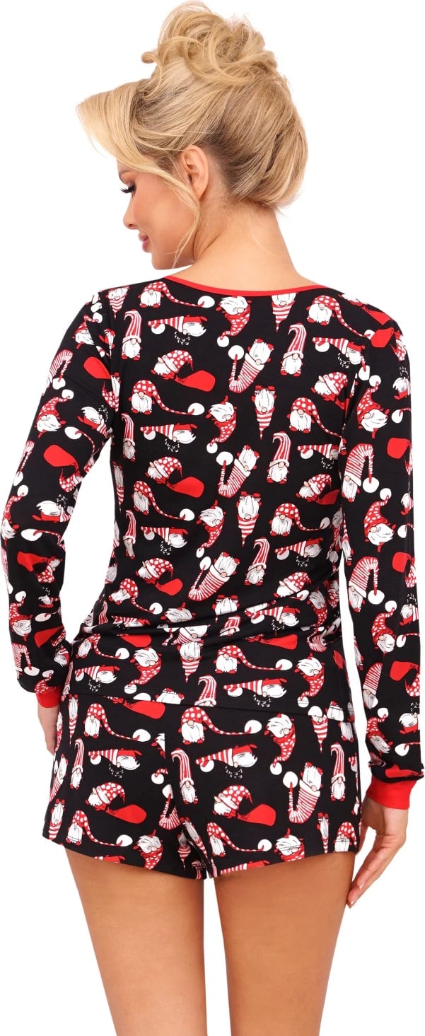 Pizhame femra Donna 203470, të zeza