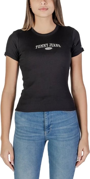Maicë për femra Tommy Hilfiger Jeans, e zezë
