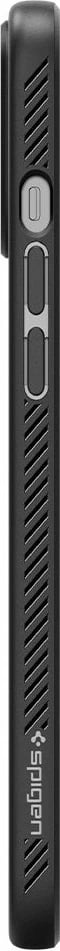 Mbështjellës Spigen Liquid Air për iPhone 12 / iPhone 12 Pro, Mat Zi