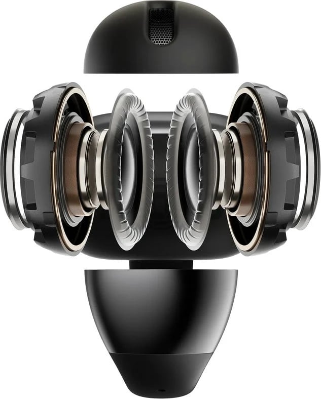 Kufje SHOKZ OpenDots ONE, pa tela, Bluetooth, Ear-clip-on, të zeza