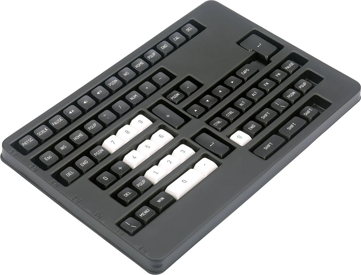 Keycaps Redragon A132 PBT Doubleshot, 150 copë, bardhë-e zezë Keycaps Redragon A132 PBT Doubleshot, 150 copë, bardhë-e zezë