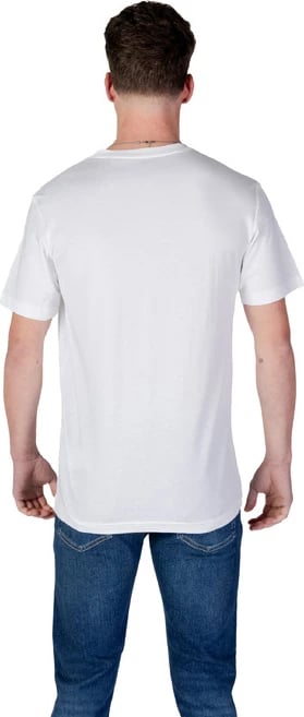 Maicë Calvin Klein Jeans meshkuj, e bardhë