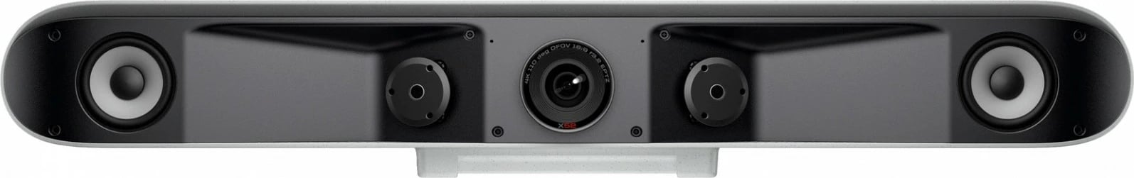 Video bar POLY Studio X52, 4K Ultra HD, mikrofon i integrum, i zi