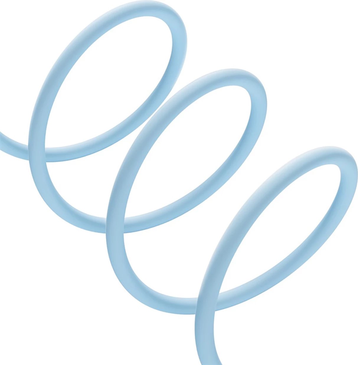 Kabllo Baseus Pudding USB-A në USB-C, 2m, 100W, Kaltër