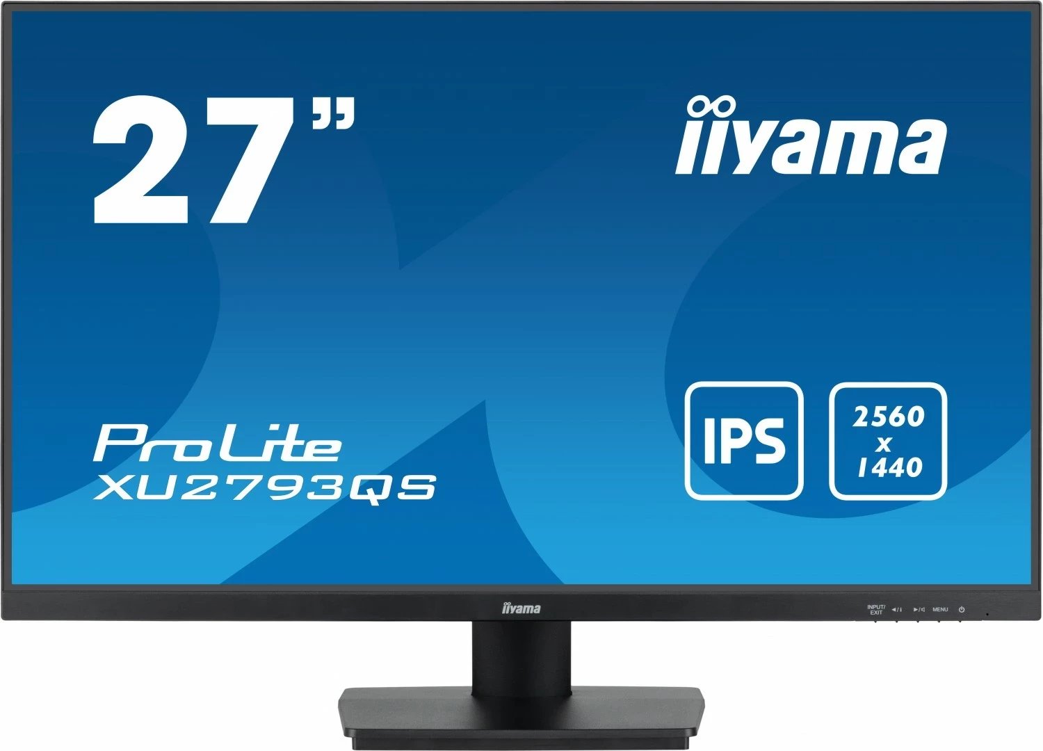 Monitor iiyama ProLite XU2793QS-B7, 27'', IPS, QHD, 1ms, 100Hz, e zezë