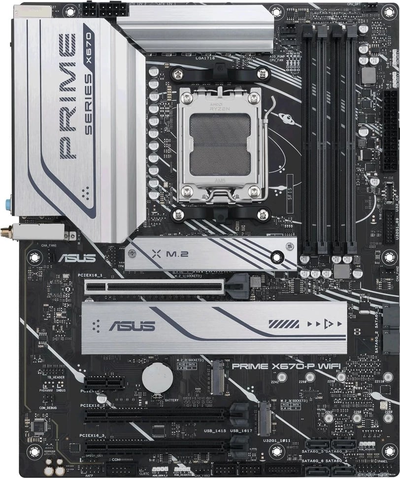 Pllakë amë ASUS PRIME X670-P WIFI, Socket AM5, ATX Pllakë amë ASUS PRIME X670-P WIFI, Socket AM5, ATX