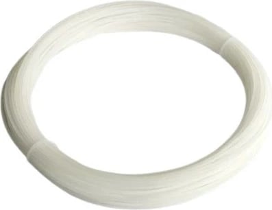 Filament pastrues Gembird 3DP-CLN1.75-01, 1.75mm, 0.1kg, Transparent/Bardhë