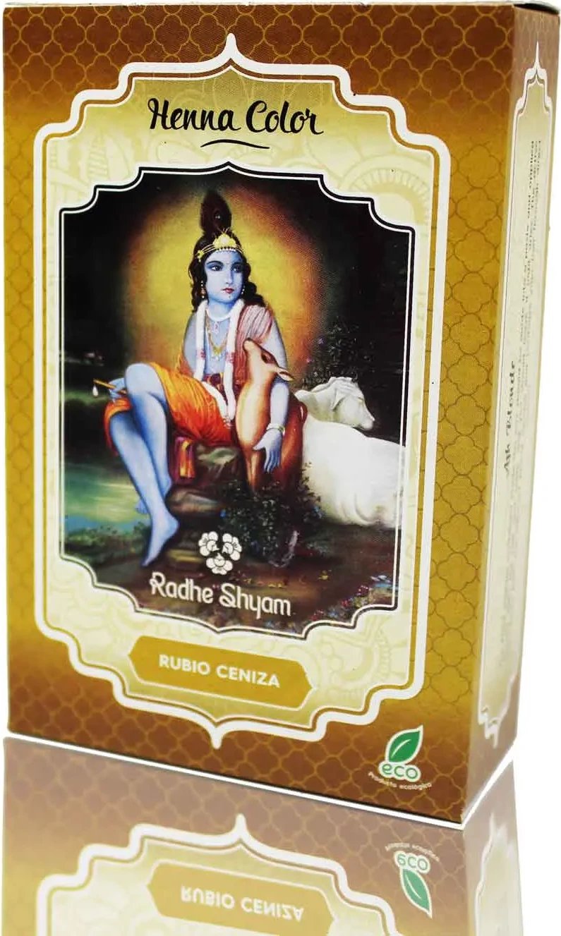 Pluhur henna për flokë RADHE Rubio Ceniza 100g
