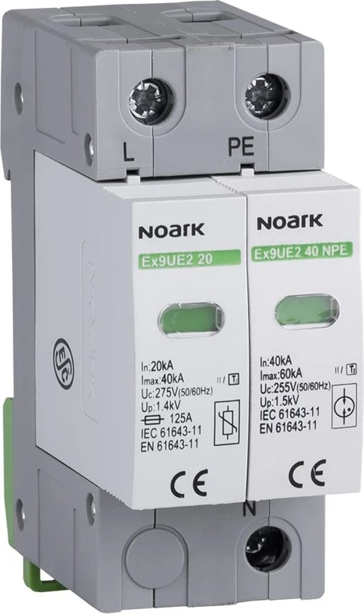 Mbrojtës nga Shtërngatat Noark Ex9UE2 20 1PN 275, Bardhë