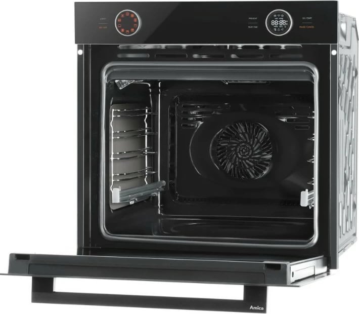 Furrë Amica ED6769BA+ S-TYPE, 72L, katalizë/avull, AirFry, e zezë