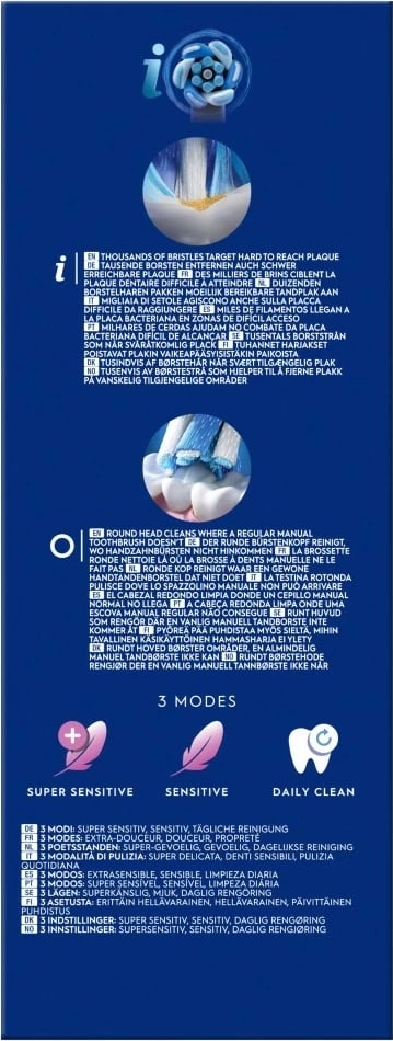 Furçë dhëmbësh elektrike Oral-B iO Series 2, 2 doreza, 2 koka, Night Black/Forest Green