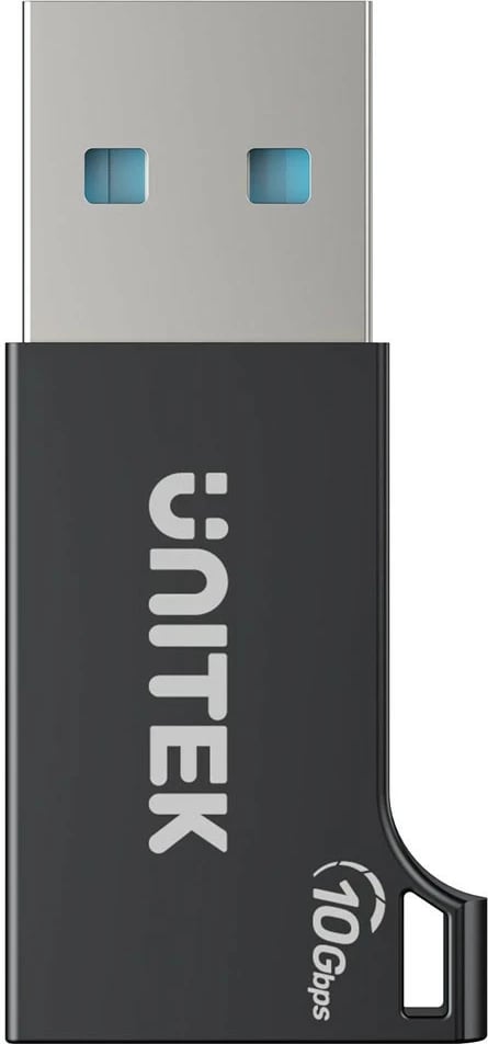 Adapter Unitek USB-A në USB-C 10Gbps, i zi