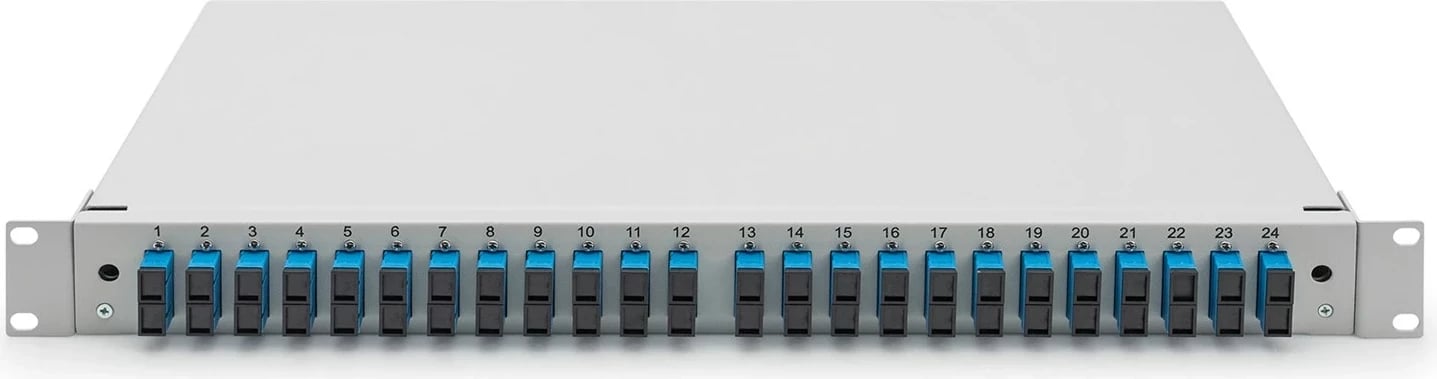 Kutia për fibra optike Digitus, SC, OS2, Gri