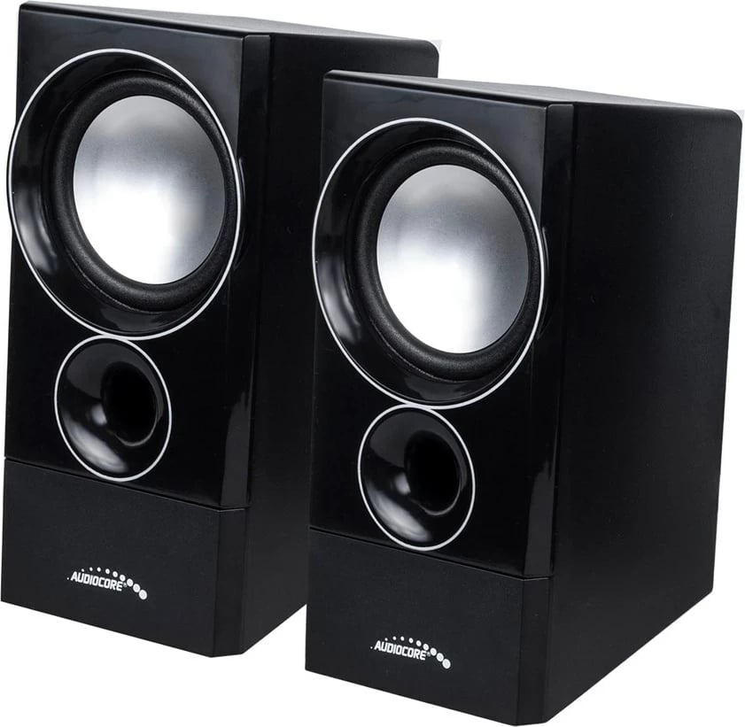 Set altoparlantësh Audiocore AC910, 10 W, PC / Laptop, Bluetooth, e zezë