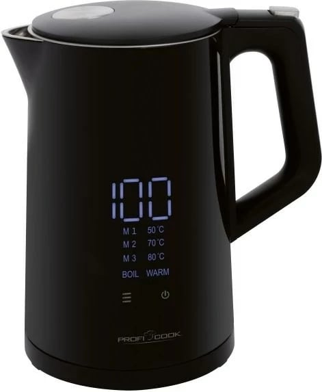 Çajnik elektrik ProfiCook PC-WKS 1243, 1.7 L, 2200 W, i zi