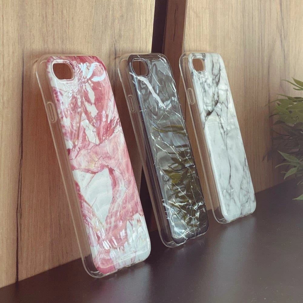 Mbështjellës Wozinsky Marble për Xiaomi Redmi Note 10 Pro, TPU, Bardhë