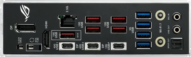 Pllakë amë Asus ROG STRIX X870-F GAMING WIFI, Socket AM5, ATX, DDR5, WiFi 7, e zezë