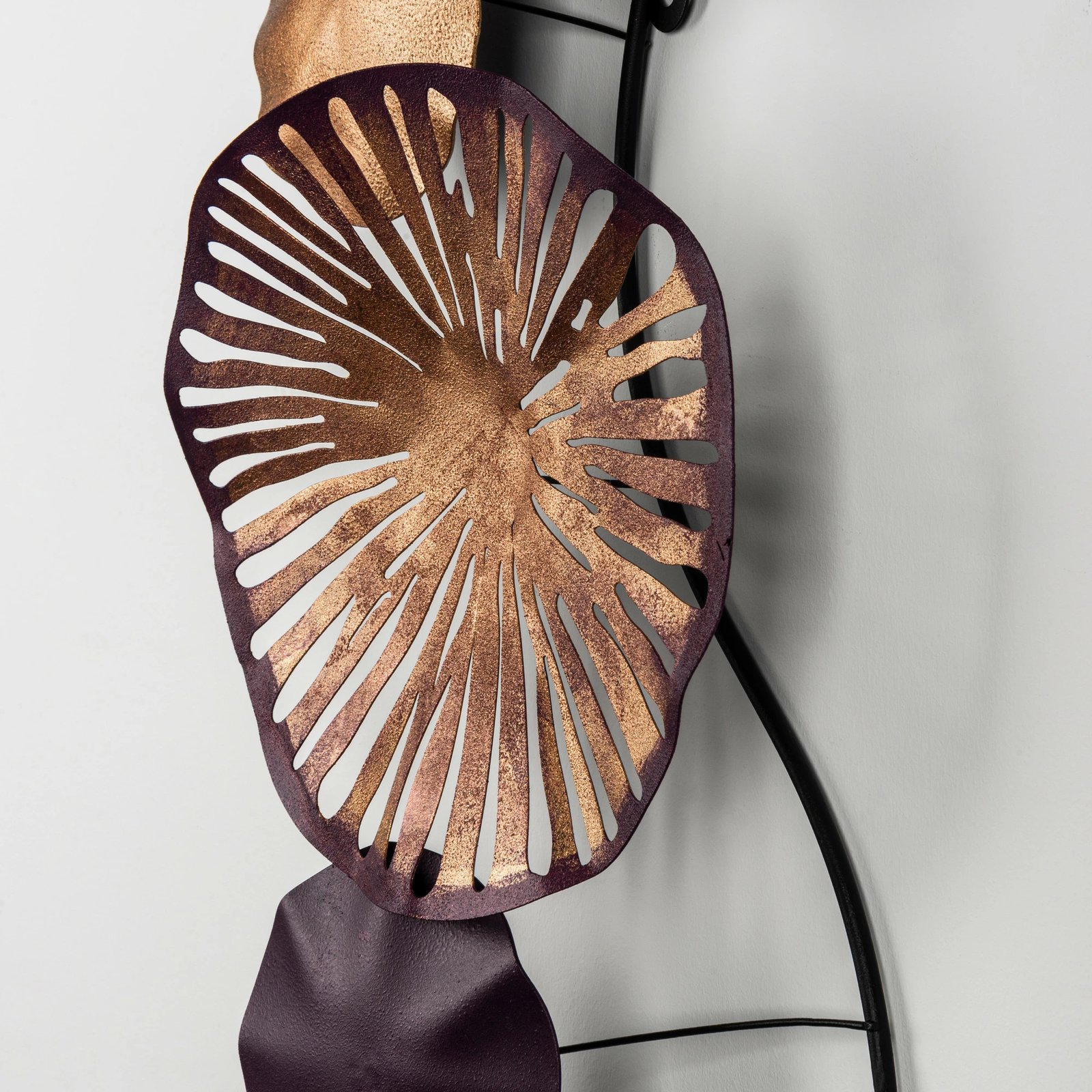 Aksesor dekorativ metalik për mur, Wallity Astrid, CH102-2