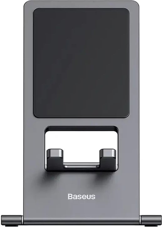 Mbajtës telefoni/tableti Baseus LUKP000013, metalik, gri