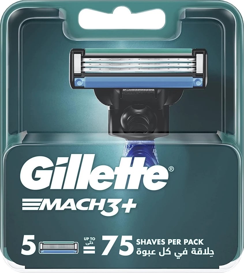 Teh zëvendësues për rroje për burra Gillette Mach3+, 5 copë