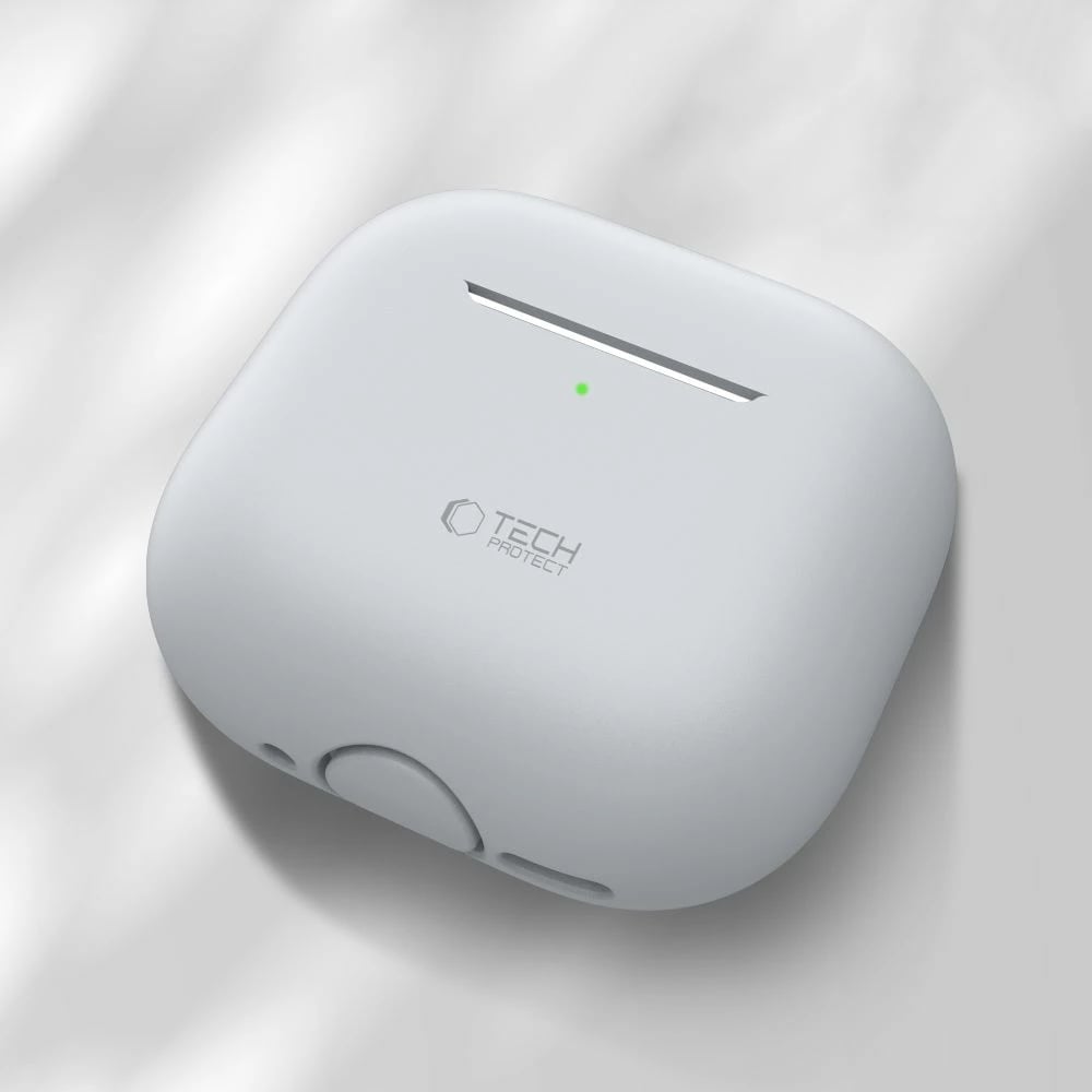 Mbështjellës silikoni Tech-Protect për Apple AirPods 4, Gri