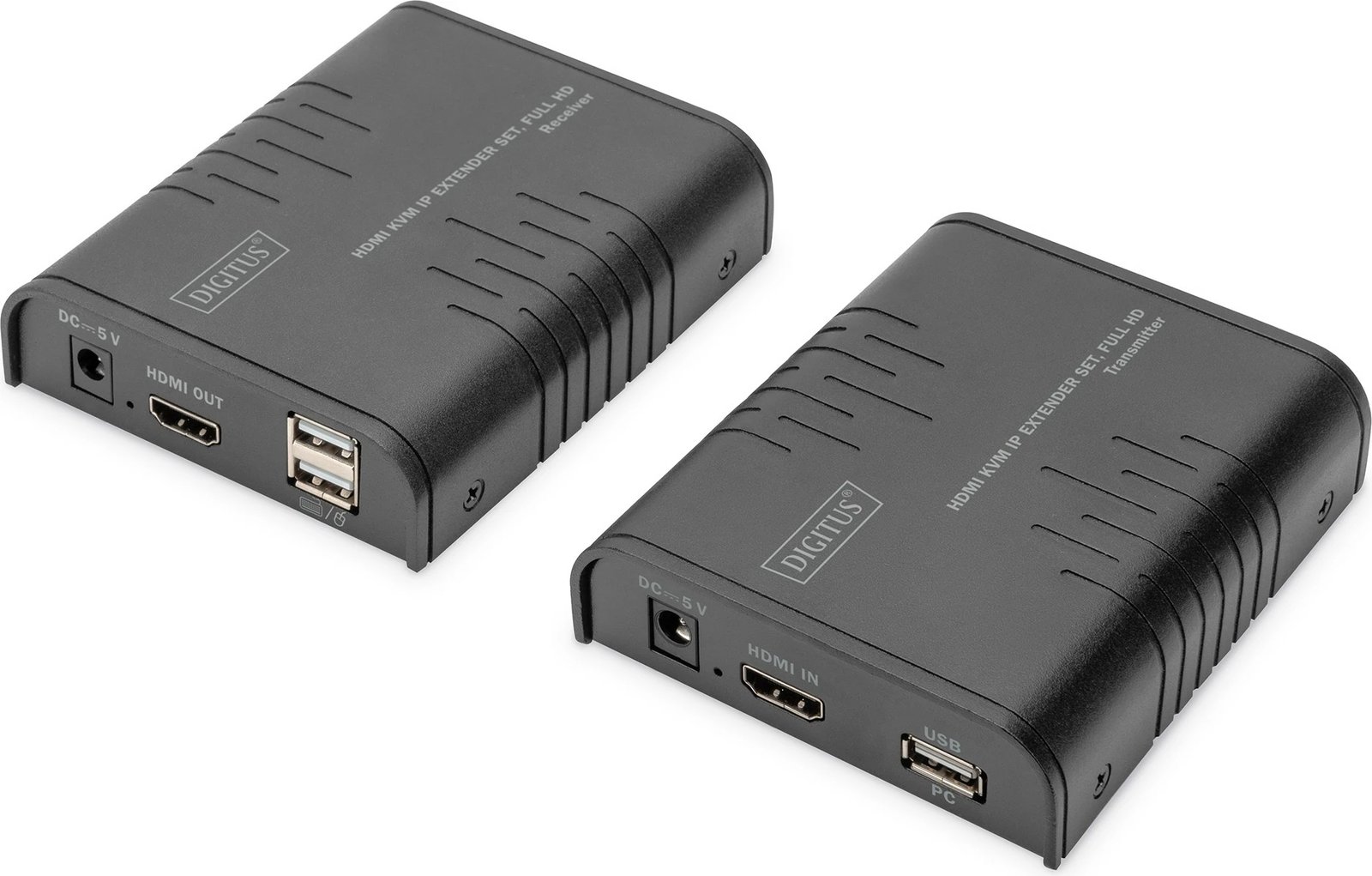 Transmetues & pranues HDMI KVM Digitus, Full HD 1080p, 120m, i zi