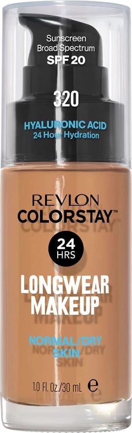 Fondatinë për femra Revlon ColorStay Makeup lëkurë normale/të thatë SPF20 320 True Beige 30ml