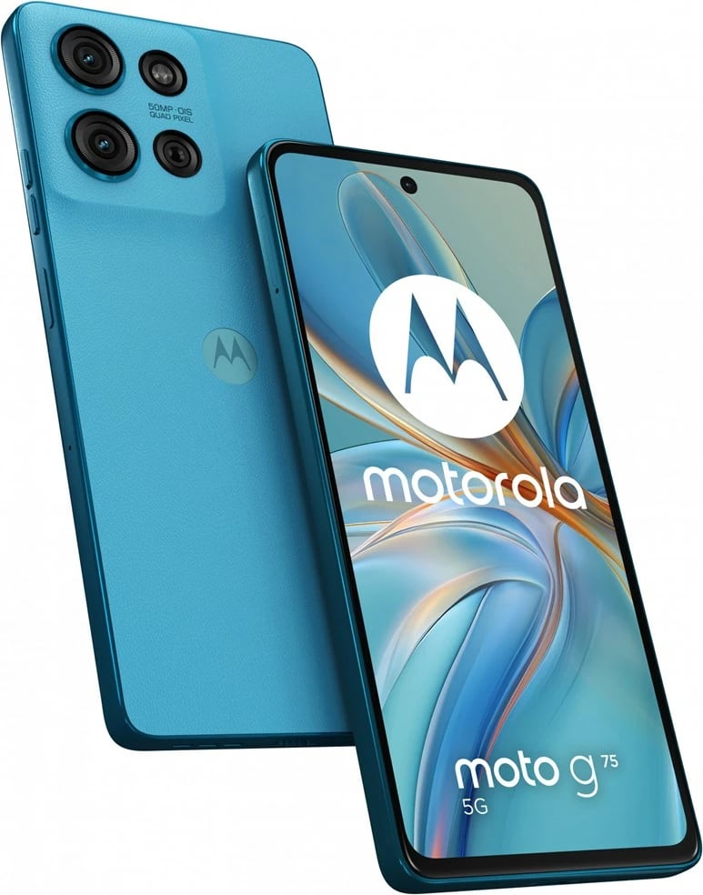 Celular Motorola moto G75 5G, 6.78", 8 GB RAM, 256 GB, Blu