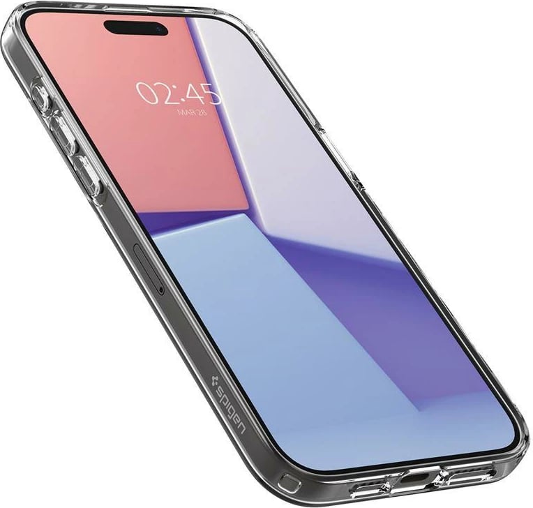 Mbështjellës Spigen Crystal Flex për iPhone 15 Pro Max, Transparent