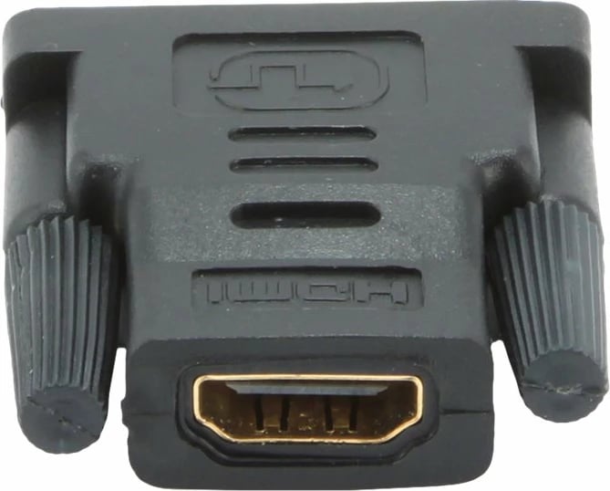 Adapter HDMI në DVI Gembird A-HDMI-DVI-2, femër HDMI, mashkull DVI, i artë