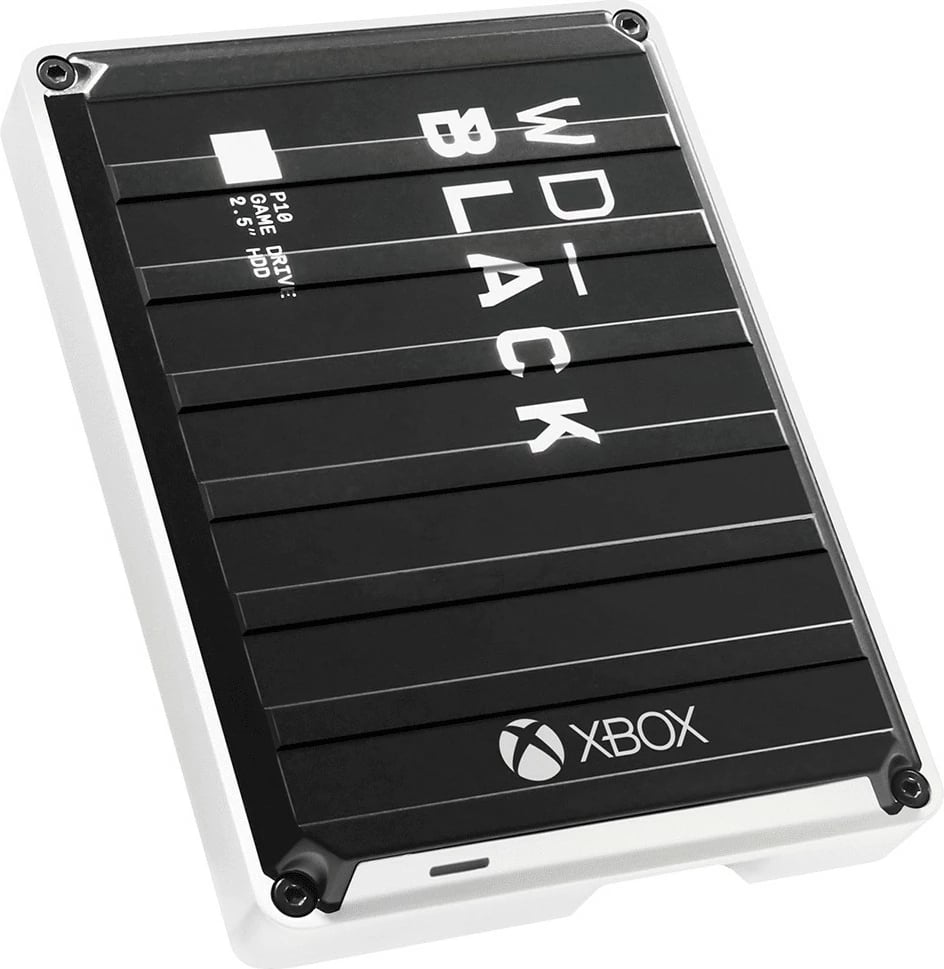 Hard disk i jashtëm Western Digital WD BLACK P10 Game Drive 2TB, USB 3.2, për Xbox, zi/bardhë
