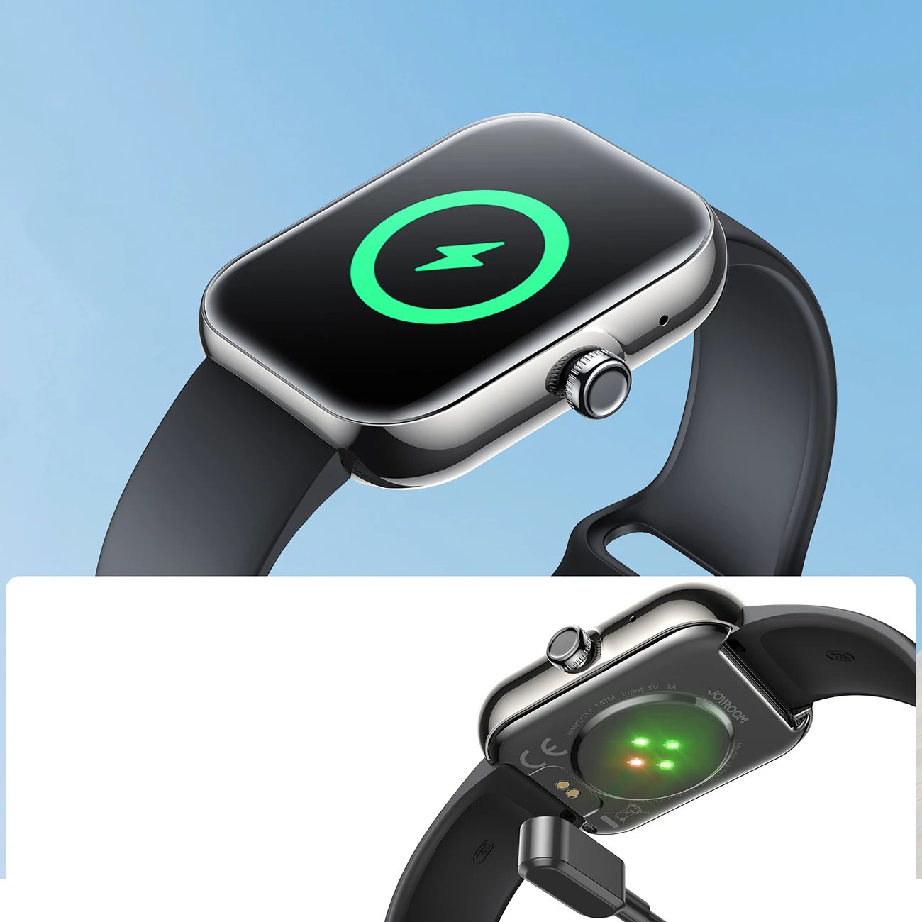 Smartwatch Joyroom Fit-Life JR-FT5 Plus, 1.96 inç, Bluetooth 5.4, 300 mAh, e zezë