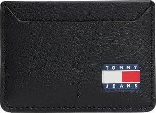 Portofol për meshkuj Tommy Hilfiger Jeans, i zi