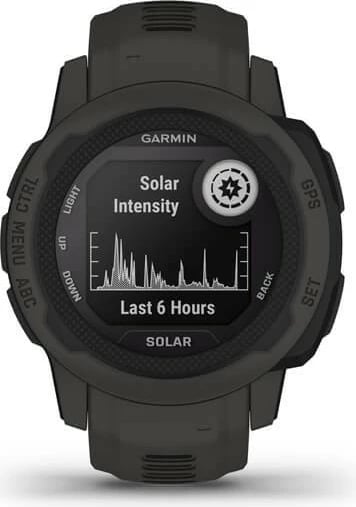 Smartwatch Garmin Instinct 2S Solar, GPS, 43 g, Graphite
