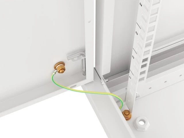 Kabinet për server Lanberg WF01-6612-00S, 19", (600x600x645.70mm), i bardhë