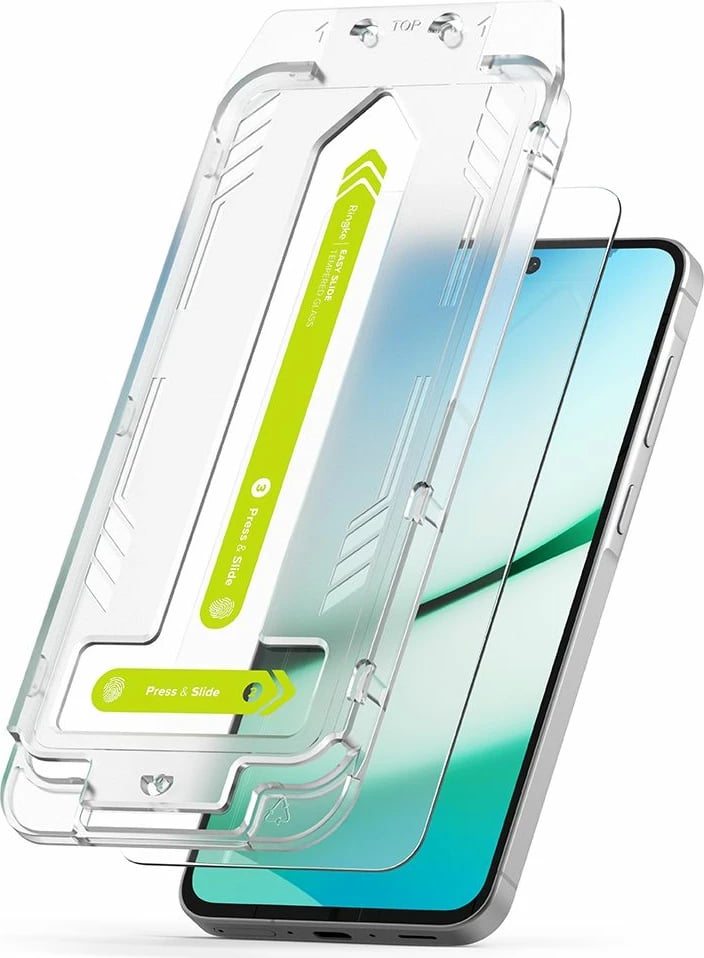Xham i temperuar Ringke Easy Slide për Samsung Galaxy A56 5G, 2 copë, Transparent