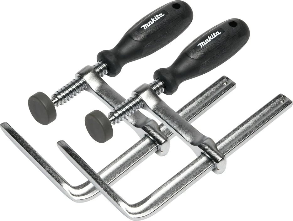Set clampash Makita 194385-5, 2 copë, Metalik, Zi