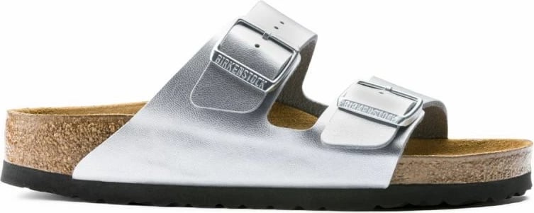 Papuqe flip-flop për femra Birkenstock, gri/argjendtë