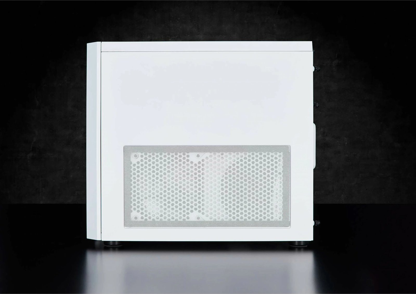Kasë Corsair Crystal 280X, micro ATX, xham i temperuar, e bardhë