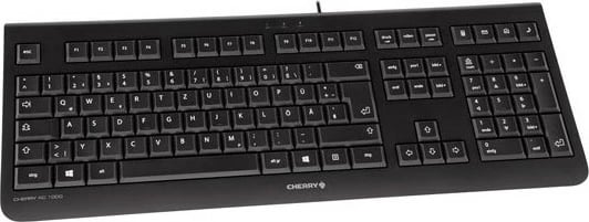 Tastierë Cherry KC 1000, Full-size, USB, E zezë
