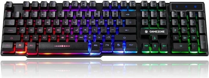 Tastierë gaming Tracer Gamezone LoCCar me ndriçim RGB, me kabllo, e zezë