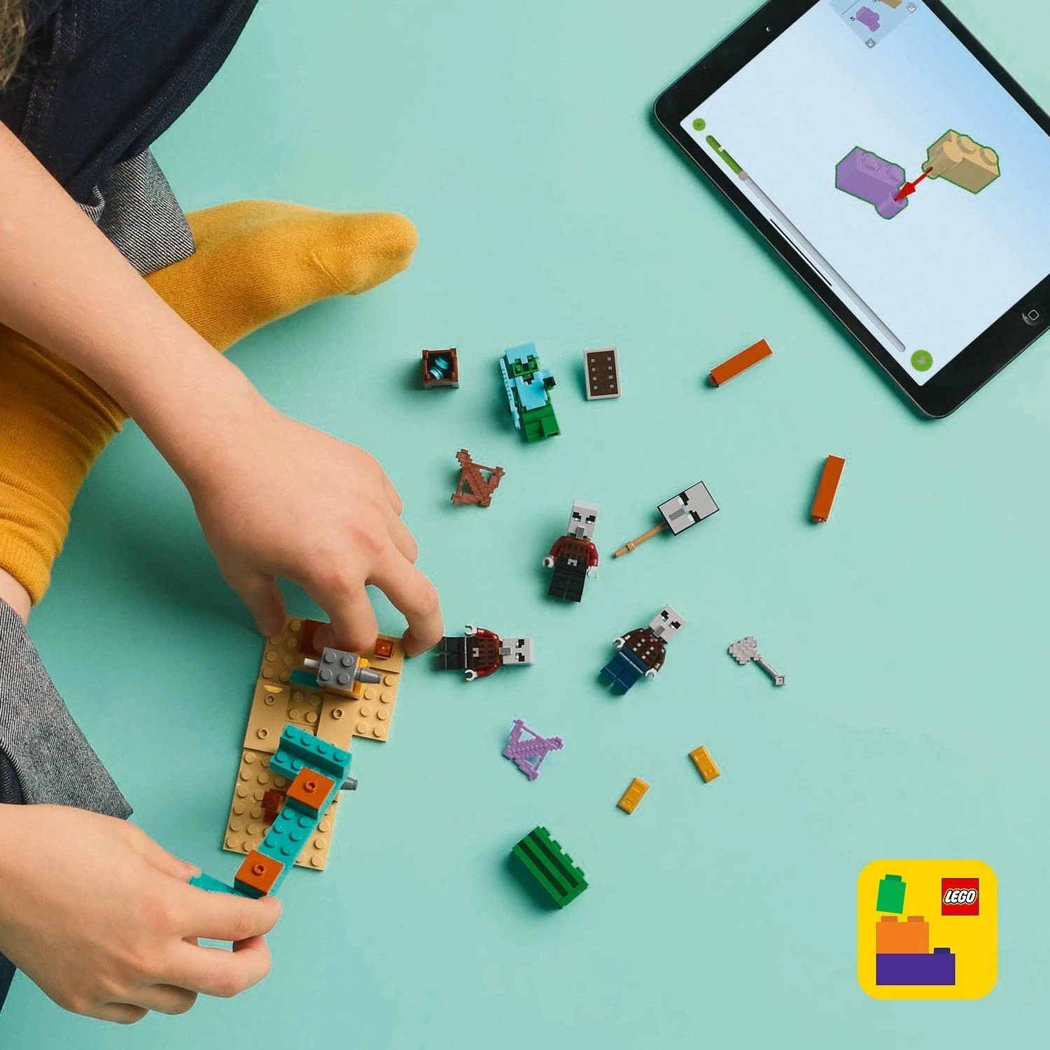 Set ndërtimi LEGO Minecraft 21267, 105 pjesë, shumëngjyrësh