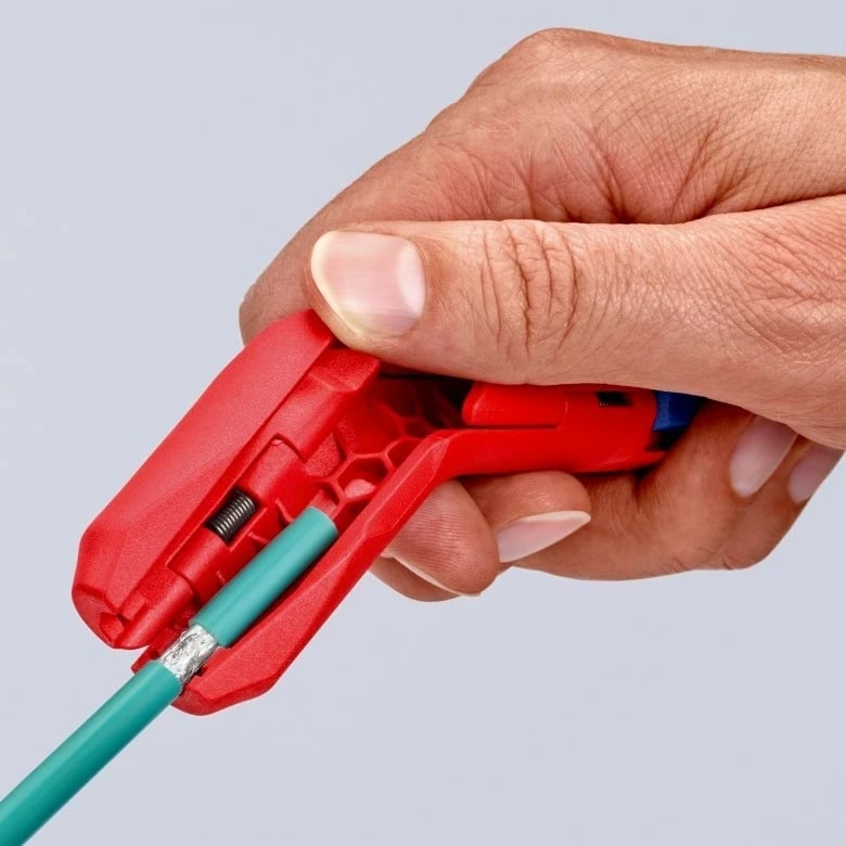 Knipex ErgoStrip, Mbështjellës kabllosh, Kuq