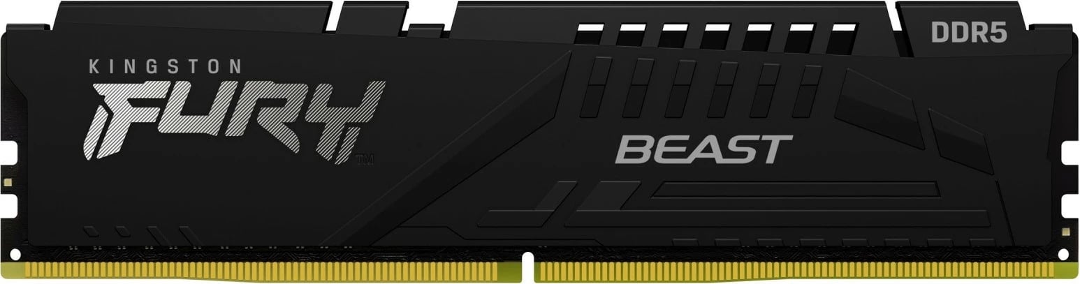 RAM Memorje Kingston FURY Beast DDR5, 64GB (2x32GB), 6400MHz, CL32, E zezë