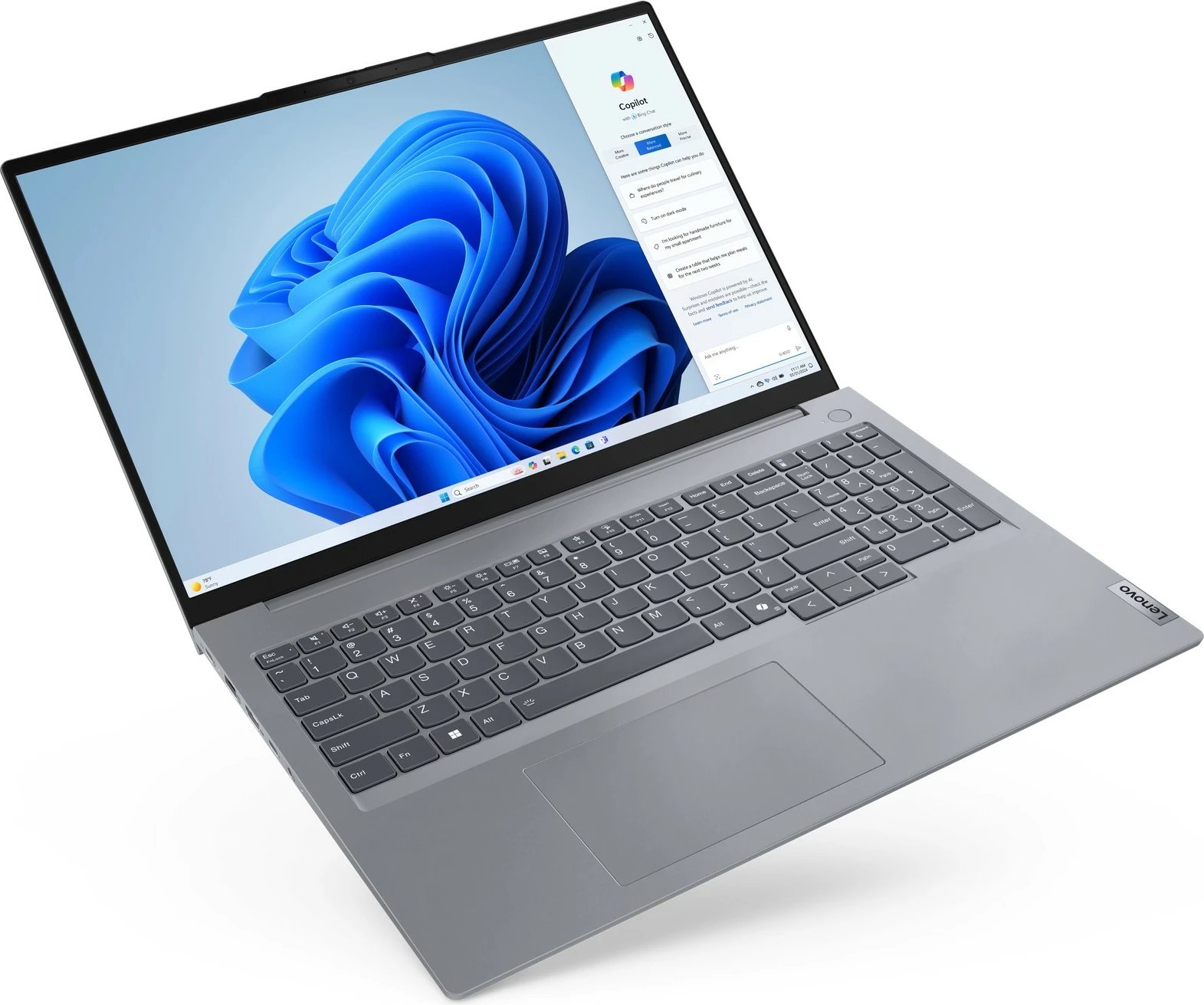Laptop Lenovo ThinkBook 16 G7 ARP, Ryzen 5, 32GB RAM, 1TB SSD, Arctic Grey