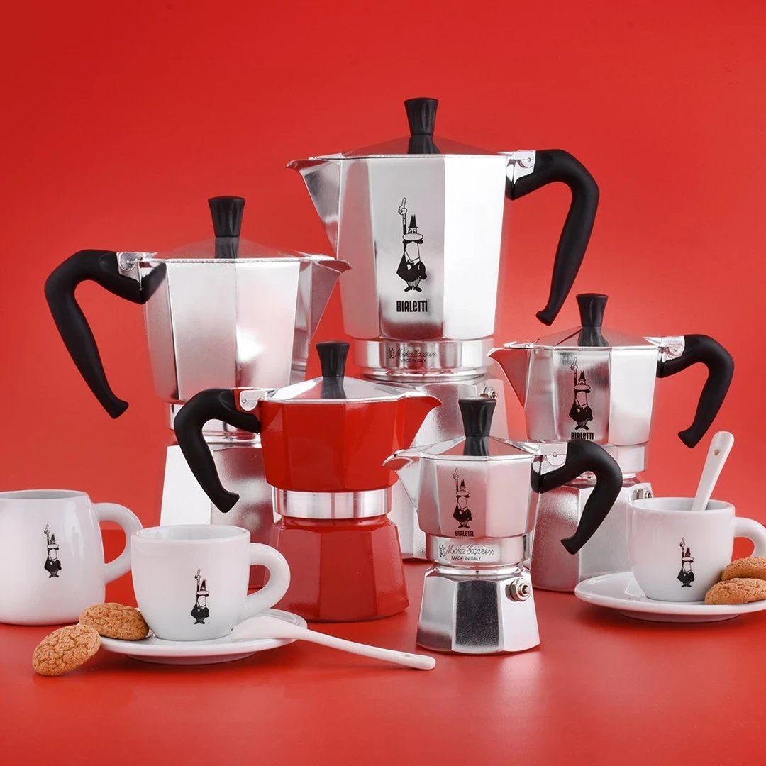 Aparat kafeje BIALETTI MOKA EXPRESS 18TZ, 900 ml argjendtë