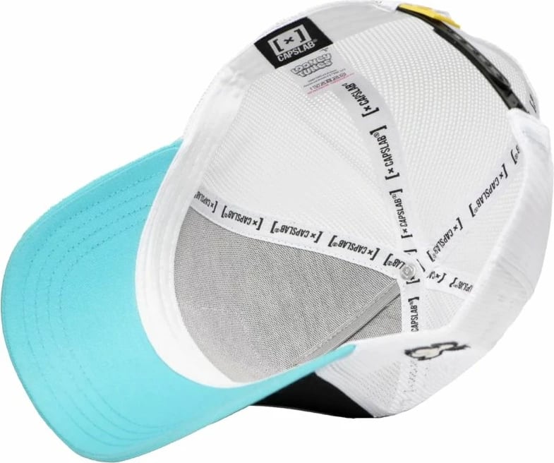 Kapelë snapback për meshkuj Capslab, bardhë/zezë/kaltër