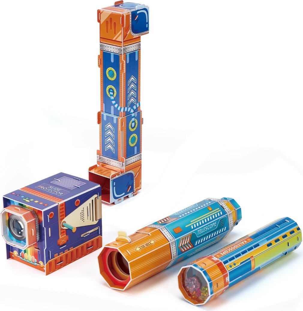 Puzzle 3D set Cubic Fun National Geographic, 306-DS1094H, me ngjyra dhe dritë, për fëmijë